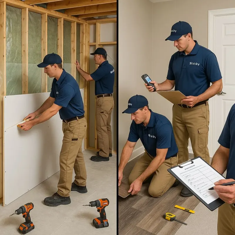 Repairs and Reconstruction process in Rising Sun, IN